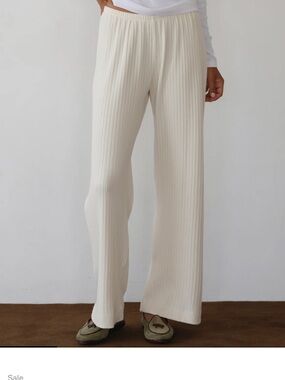 DONNI. Sweater rib simple pants